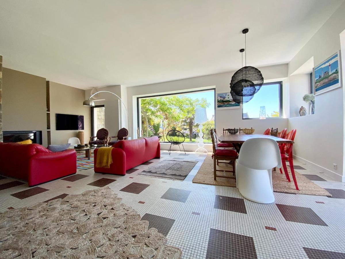 Superbe Villa Vue Sur Mer, Corniche De La Plage Benodet Exterior photo